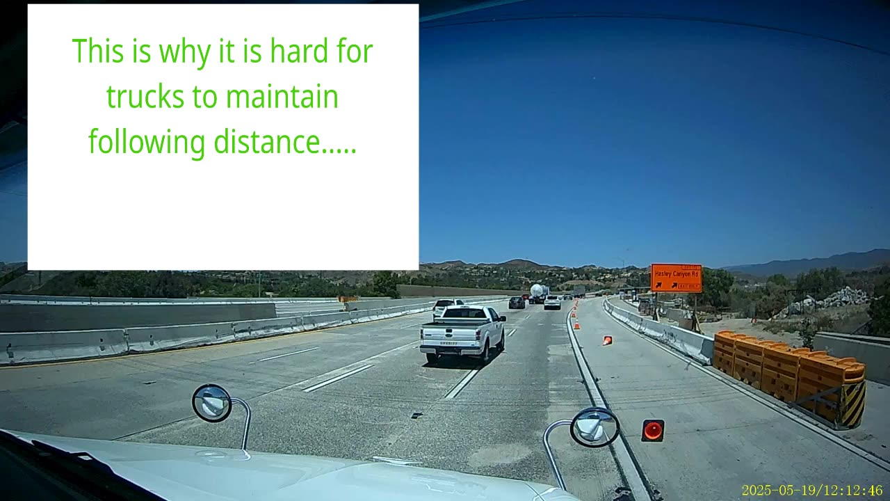Please Leave Eight Seconds For Trucks