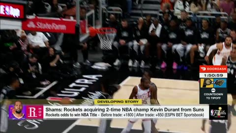 This is H-Town flavor. Kevin Durant is coming to Houston.