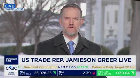 📌 US Trade Rep Jamieson Greer on the excellent trade deal with India