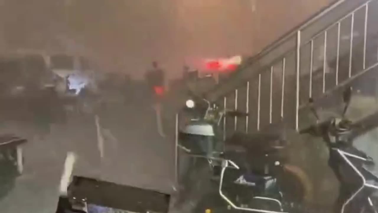 FREAK hail storm — size of ping pong balls — pummels Beijing