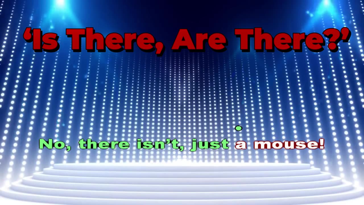 There is / There are Song – English Grammar Karaoke for Kids