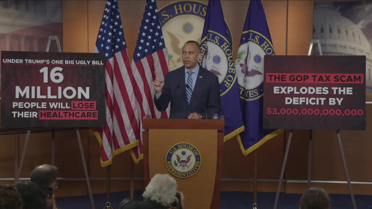 Hakeem Jeffries Says ‘People Will Die’ if the Big Beautiful Bill Passes