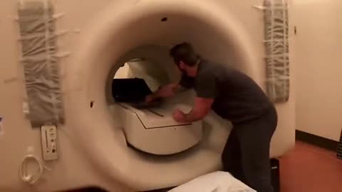 This is why metal is not allowed during an MRI