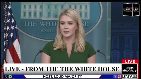 WHITE HOUSE PRESS BREIFING - LOUD MAJORITY LIVE