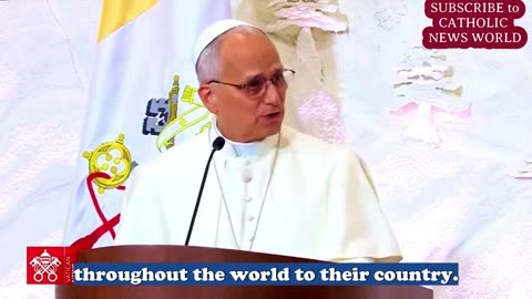 POPE LEO XIV in LEBANON Full Speech Reveals the Key Peace!