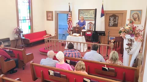 Vernon Chapel Sunday Service (John Ch.10:19-33 Dare To Be Like Christ) led by Brenda Lewis 5/18/2025