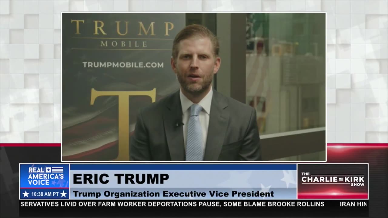 ERIC TRUMP ON HIS FATHER: “HE’S A REMARKABLE PERSON”