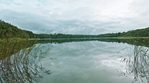 Calm Before the Storm | Lake Timelapse 🌧️