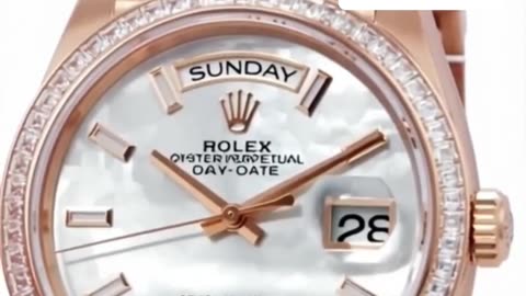 Rolex Day-Date Diamond Auto Watch