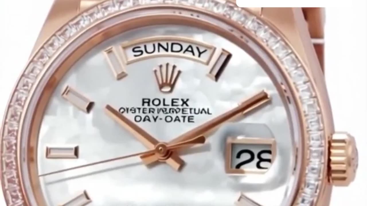 Rolex Day-Date Diamond Auto Watch