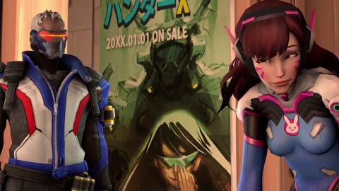 [SFM Overwatch] Sombra Bullies DVA (ft SeigiVA) by daitomodachi