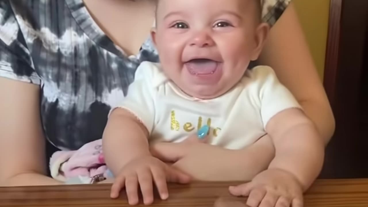 Cutest baby laugh ever