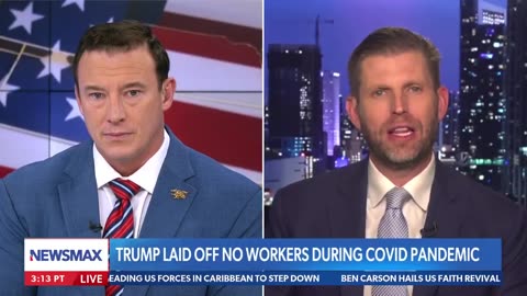 Eric Trump recounts lawfare against Trump Organization during COVID