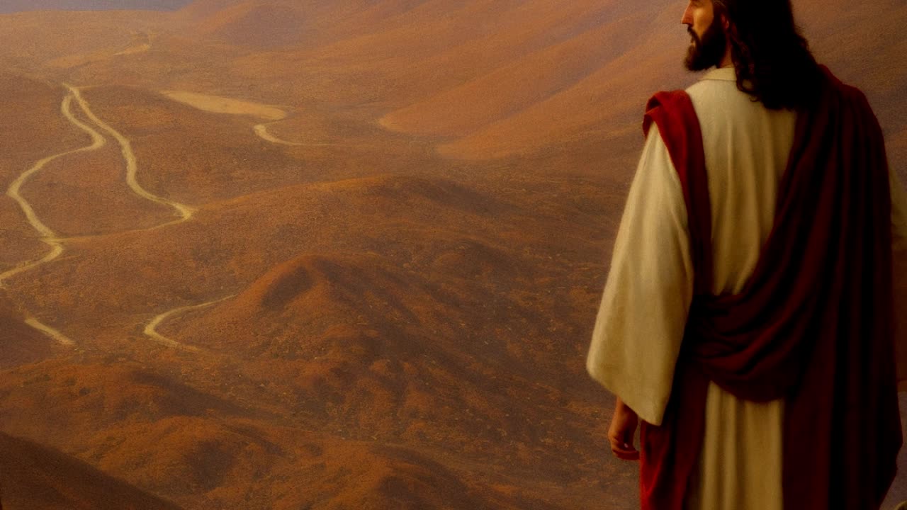 Pasó 40 días en el desierto.