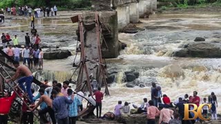 At least two dead after bridge collapses in India tourist destination