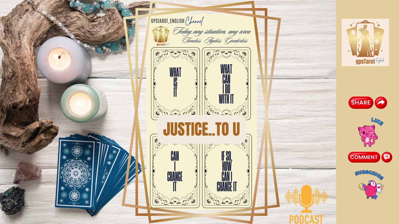 "Seeking Justice? Let the Tarot Guide You 🔮⚖️"​