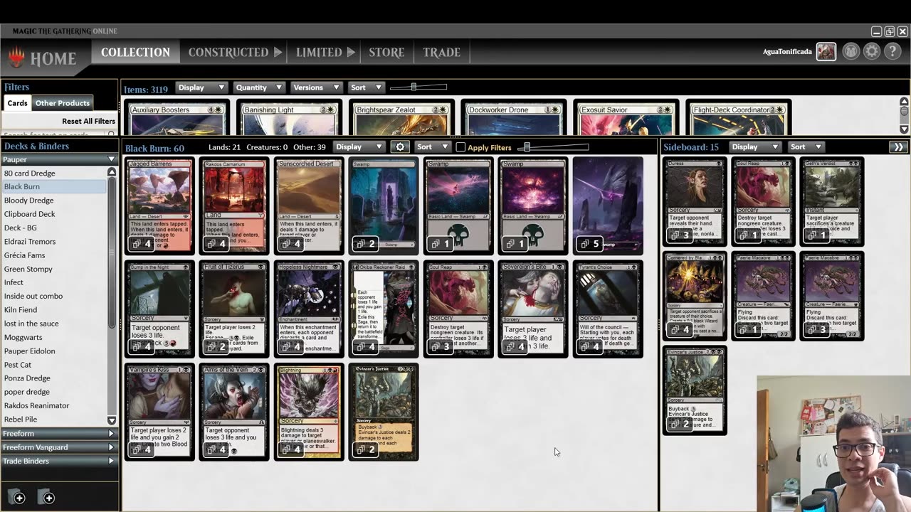 Who needs bolt? Black Burn Pauper League
