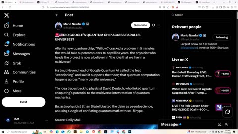 DID TRUMP SAVE EPSTEIN FROM THE DEEP STATE? DARKNET? QUANTUM WILLOW..AND MORE