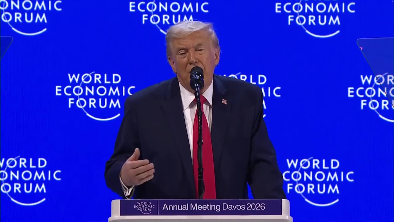 President Trump Davos Speech | Trump speaks at WEF 2026 in Davos (full speech)
