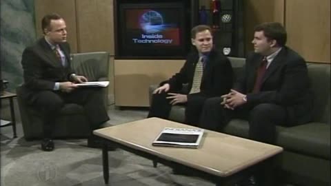 April 15, 2002 - DePauw Professor Dennis Trinkle Visits 'Inside Indiana Business'