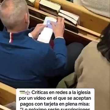 Iglesia cobró diezmo con datafono