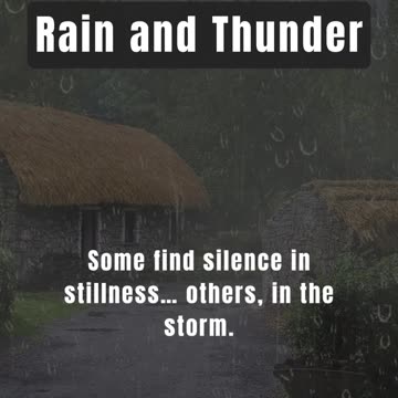Heavy Rain and Thunderstorm Sounds for Deep Sleep and Relaxation | Nature Ambience