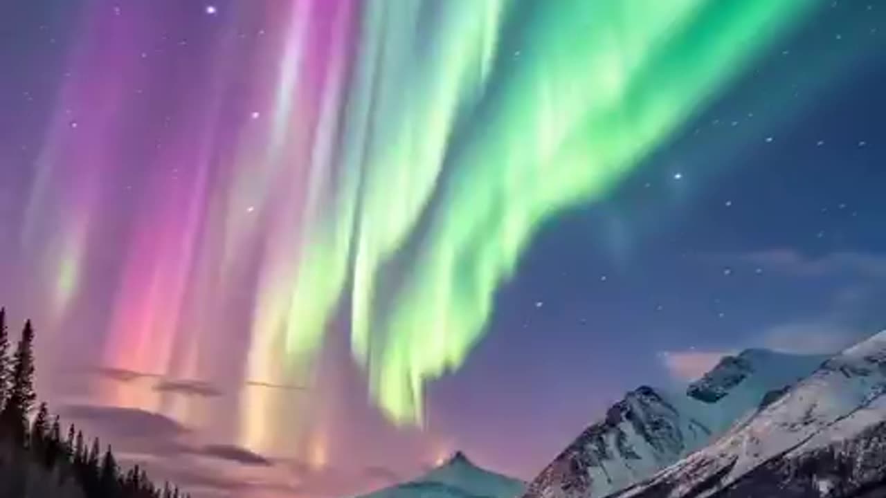 Frozen in awe under the Nordic glow