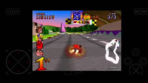 Coco park the legendary circuit, crash bandicoot