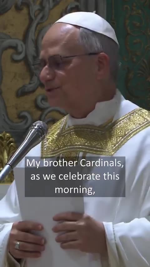 Pope Leo XIV first homily