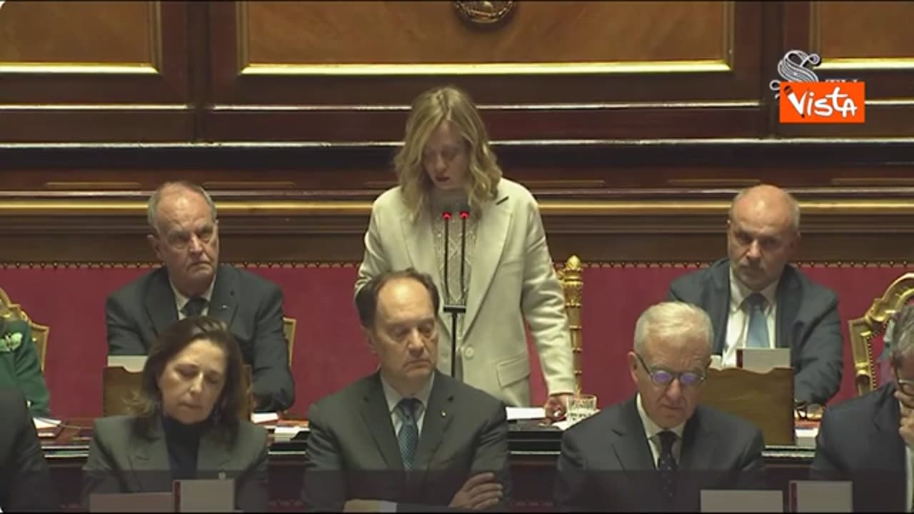 NOTIZIE DAL MONDO Meloni:Nel 2025 2% PIL in difesa in linea con i parametri della NATO 'Lo dico da (finta)patriota,la libertà non ha prezzo' dovrebbe poi aggiungere sono una schiava europeista atlantista e guerrafondaia...