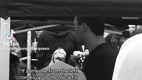 This was Charlie's heart towards those who disagree with him. Especially those on the left.