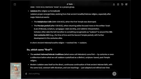 Proof the Israelites practiced Hebraism not Judaism