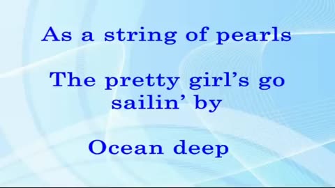 Ocean Deep - Cliff Richard (Lyrics Video)