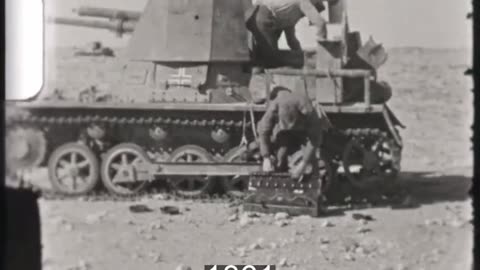 2 4 Australian Field Workshop Engineers blow up an abandoned Panzerjäger I near Tobruk in 1942