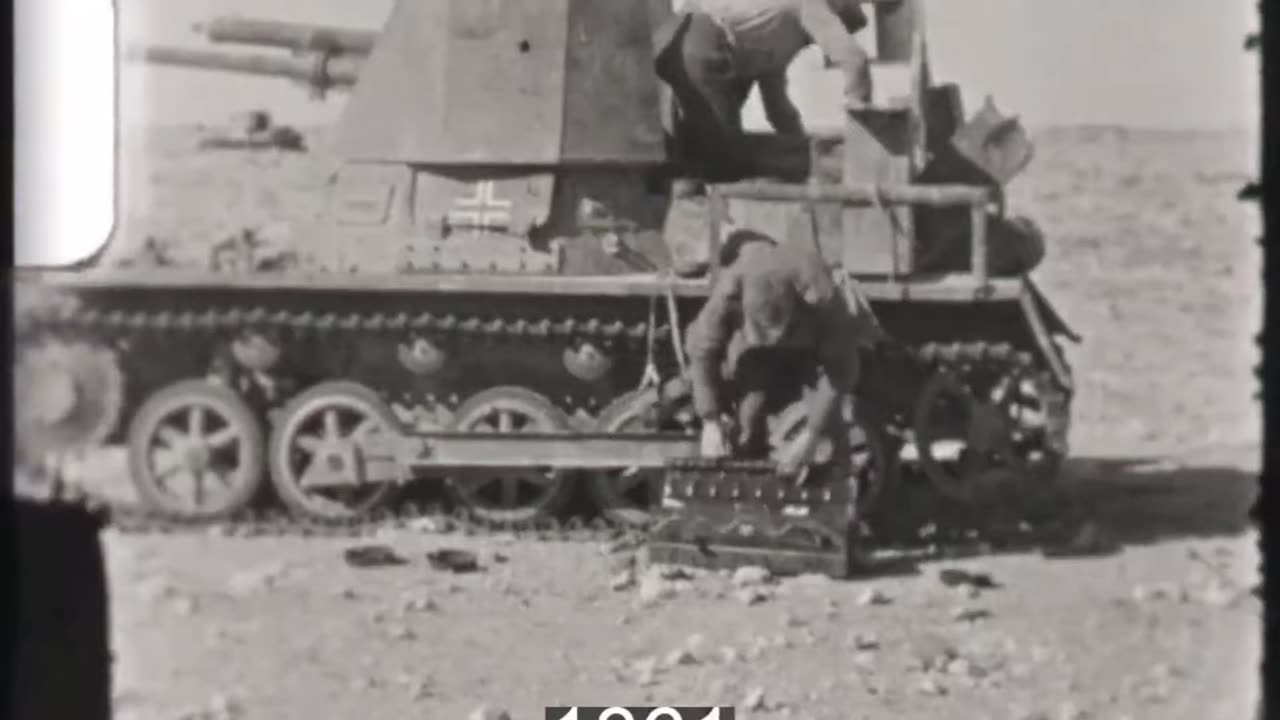 2 4 Australian Field Workshop Engineers blow up an abandoned Panzerjäger I near Tobruk in 1942