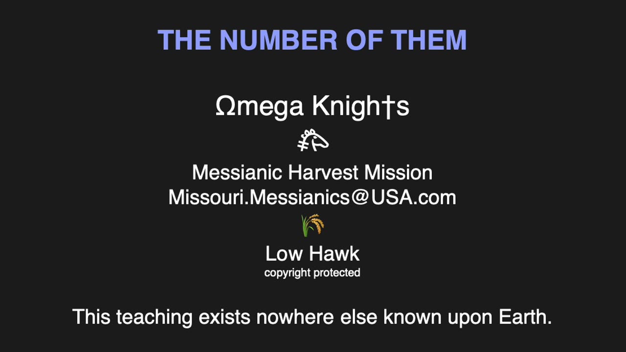 THE NUMBER OF THEM - 144,000