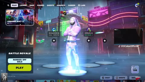 🔴 #Live [GR/EN] 🎮: Fortnite dike mu!!! | Follow me @ social: @DJCokeOfficial | !addme !social |