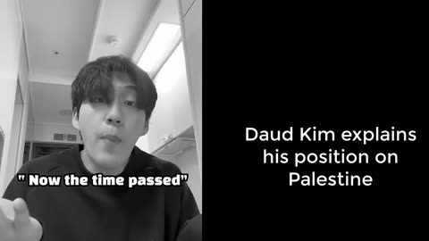 Daud Kim explains his position on Palestine