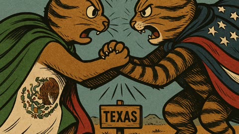 The Mexican–American War of 1846-1848 in cat style