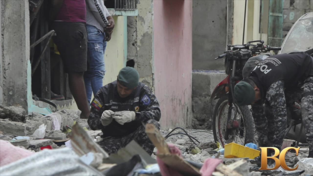Explosions hit Ecuador, local criminal gang and ex-FARC dissidents blamed