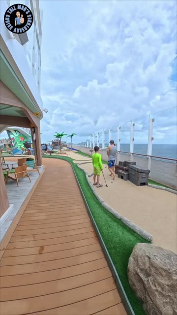 Lost Dunes Mini Golf at Star of the Seas Deck 16!
