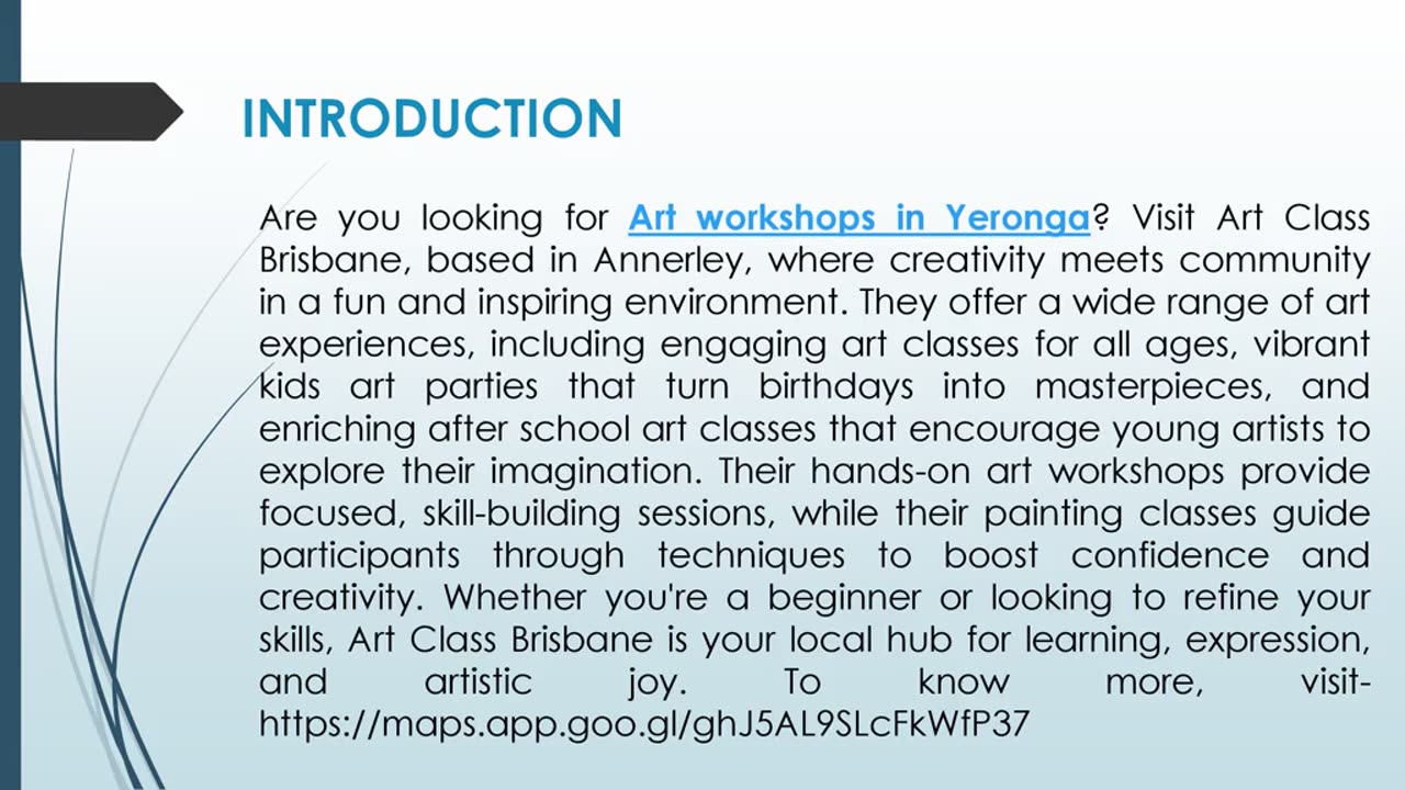 Are you looking for Art workshops in Yeronga?
