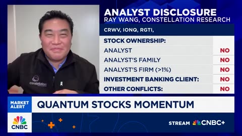 Ray Wang of Constellation on quantum stocks: Investors are seeking