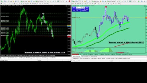 Live Stream Gold and BTC Trading from Monday to Sunday