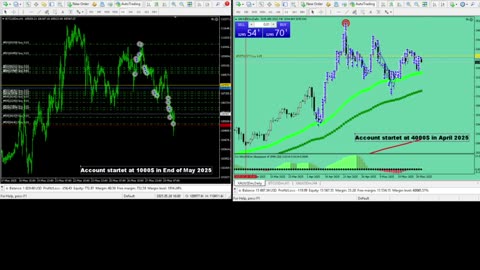 Live Stream Gold and BTC Trading from Monday to Sunday