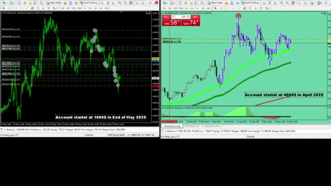 Live Stream Gold and BTC Trading from Monday to Sunday