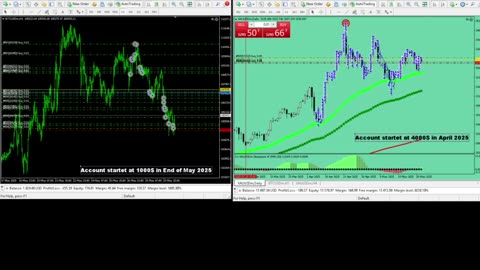 Live Stream Gold and BTC Trading from Monday to Sunday