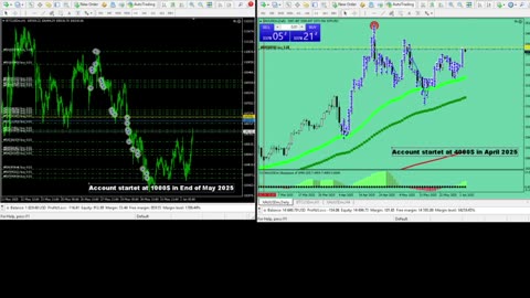 Live Stream Gold and BTC Trading from Monday to Sunday
