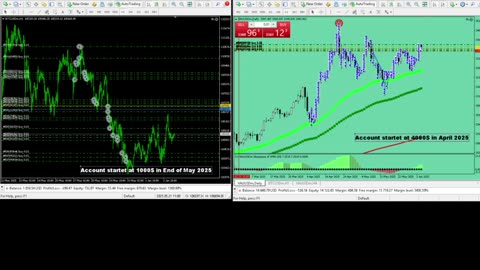 Live Stream Gold and BTC Trading from Monday to Sunday
