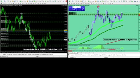 Live Stream Gold and BTC Trading from Monday to Sunday